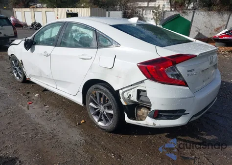 2020 Honda Civic Ex z USA, uszkodzony, nr VIN 19XFC1F3XLE002293